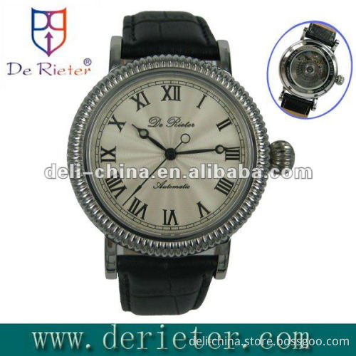 Transparent Automatic Watch Seagull Movement Made in China